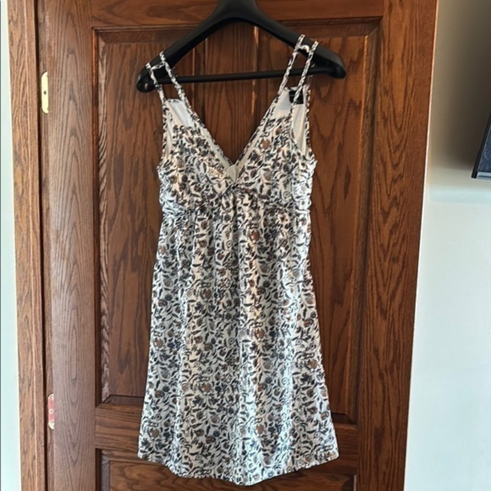 Urban Outfitters Ethereal double strap floral lined side zip stunning dress S